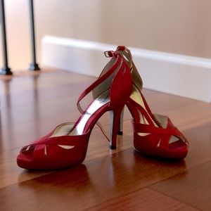 Red Luichiny Heels